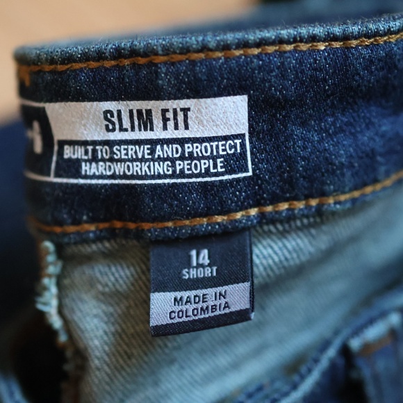 Womens carthartt denim slim short fit jeans - Picture 2 of 10